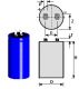 Flitscondensator compatible met Topas/Primo generator. 6600ÂµF 300V